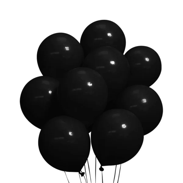 Globos de Látex Negro #10