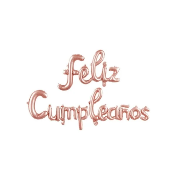 Globos de Letras "Feliz Cumpleaños"