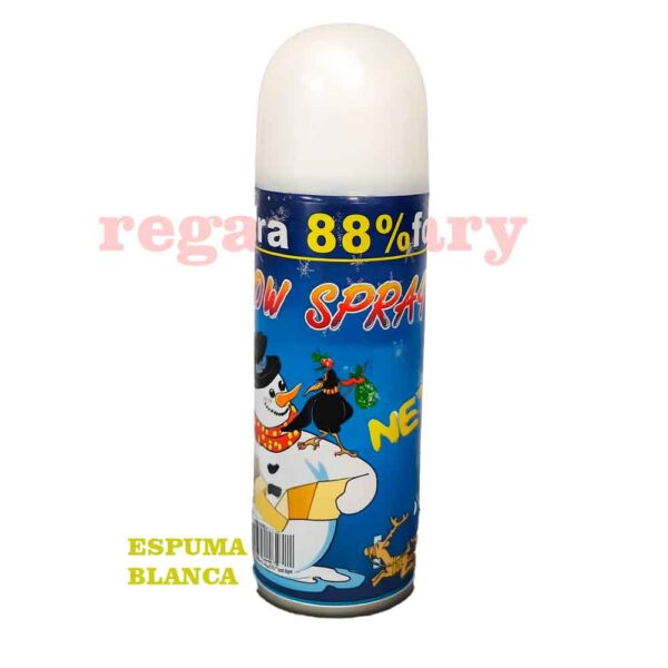 Espuma color blanco