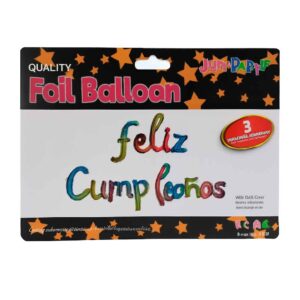 Globos “FELIZ CUMPLEAÑOS” multi colores — Decoración para Fiestas