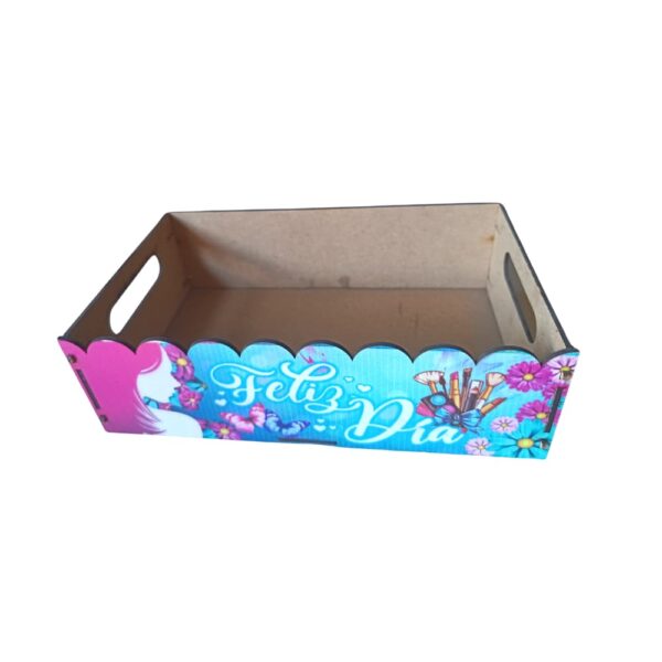 Caja Decorativa de Trupán Feliz Día Infantil