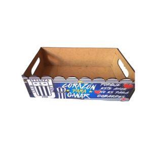 Caja Decorativa de Trupán Alianza Lima