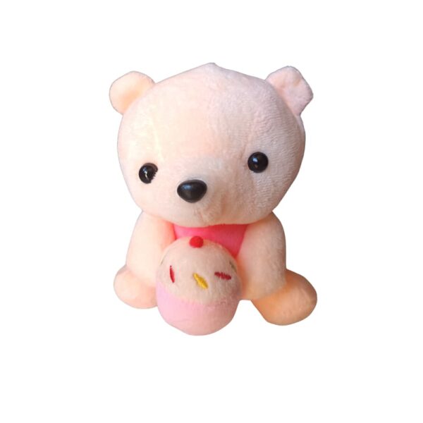 PELUCHE OSITO ROSADO Peluche Osito con Cupcake