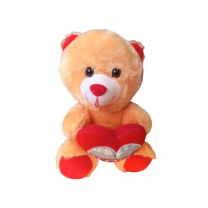 Peluche Oso con Corazón Rojo