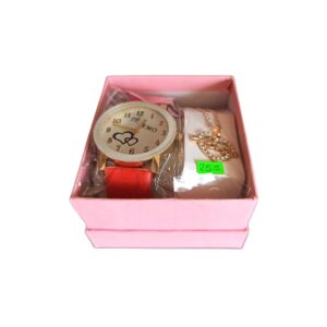 Set reloj rojo