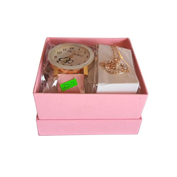 aregloS PARA OCACIONES RELOJ PARA MAMA Set de reloj para dama rosado