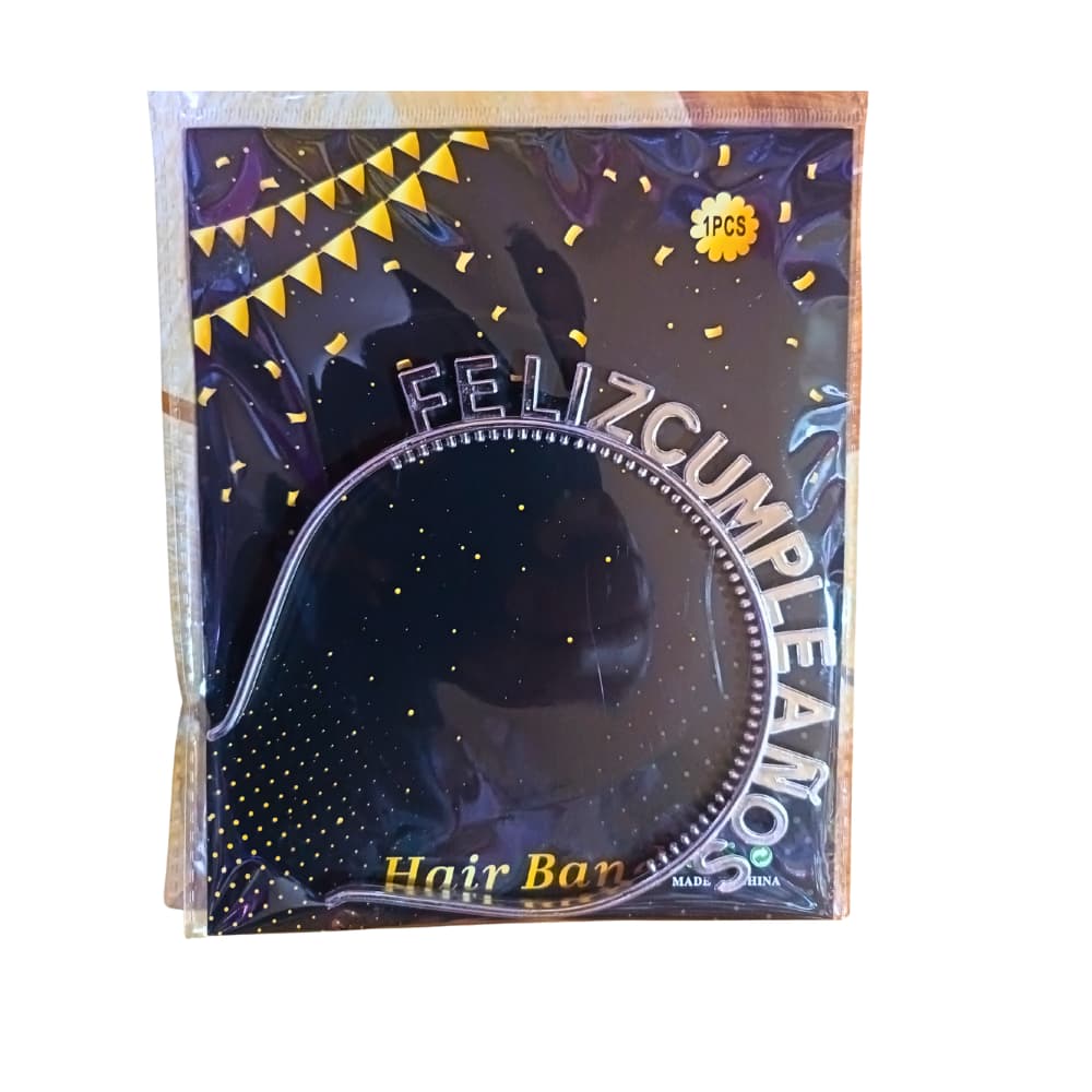 Vincha Feliz Cumpleaños